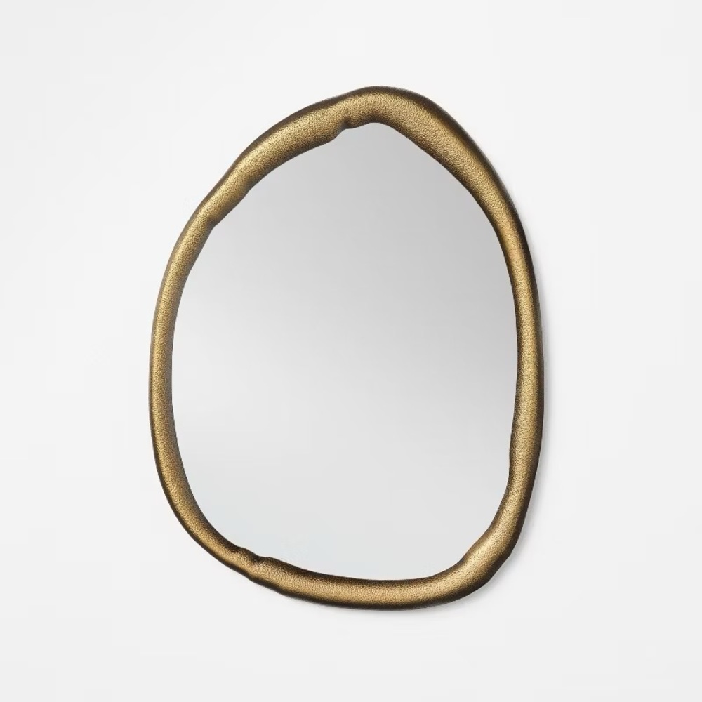 STUDIO MCGEE 14"x18" Organic Round Mirror NWT